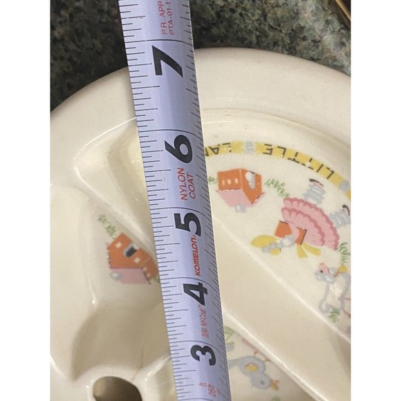 Mary Had A Little Lamb childs warming divided dish ceramic 1950s Bird House - Picture 4 of 8